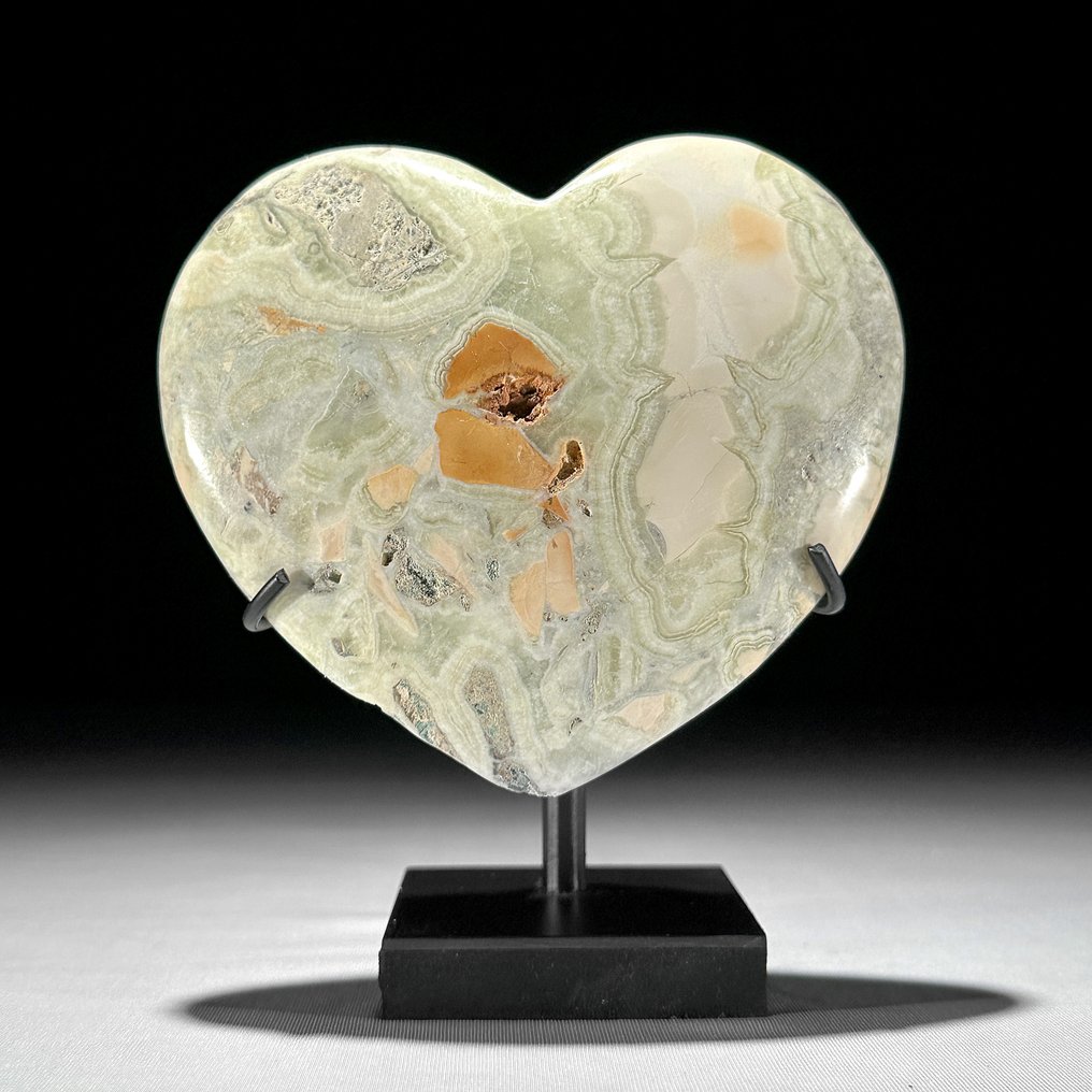 Χωρίς ελάχιστη τιμή - Εντυπωσιακό ζευγάρι από όνυχα Ελεύθερου Σχήματος & Σχήματος Καρδιάς- 2100 g - (2) #2.1