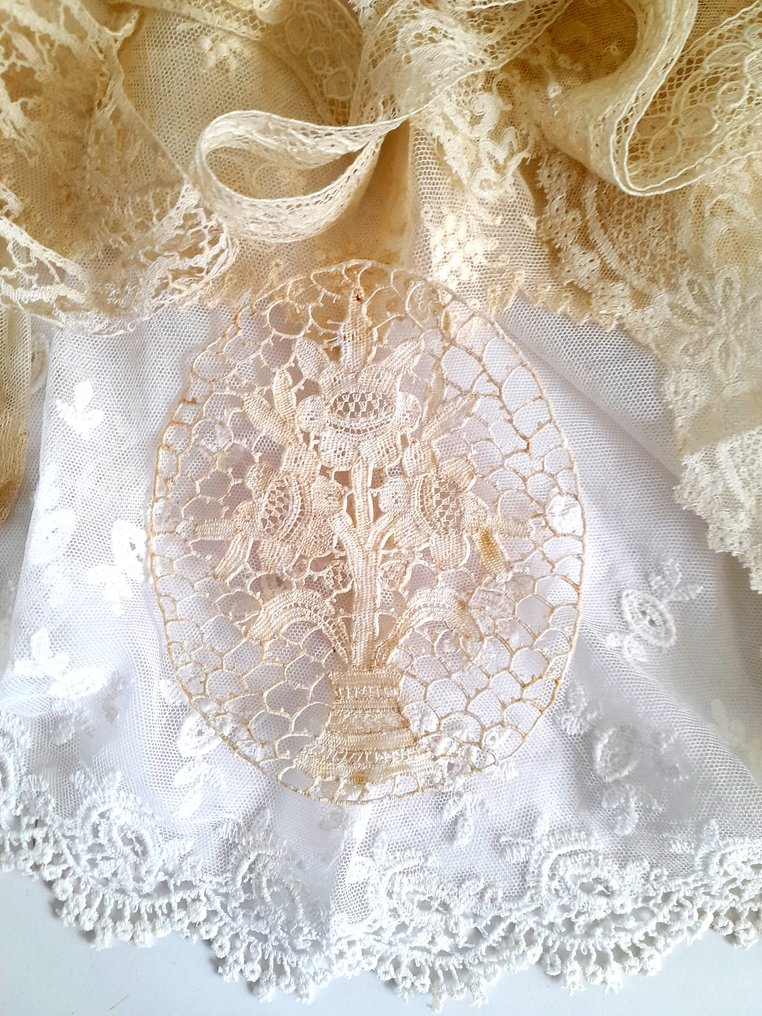 紡織品 (11)  - 0 cm - 0 cm - 古董和复古蕾丝 #1.0