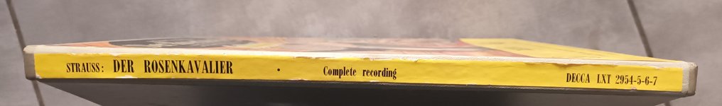 Richard Strauss / Conducted by Erich Kleiber - Der Rosenkavalier - 4 x LPs - Cofanetto LP - Rare Box set LXT, Mono - 1954 #1.0