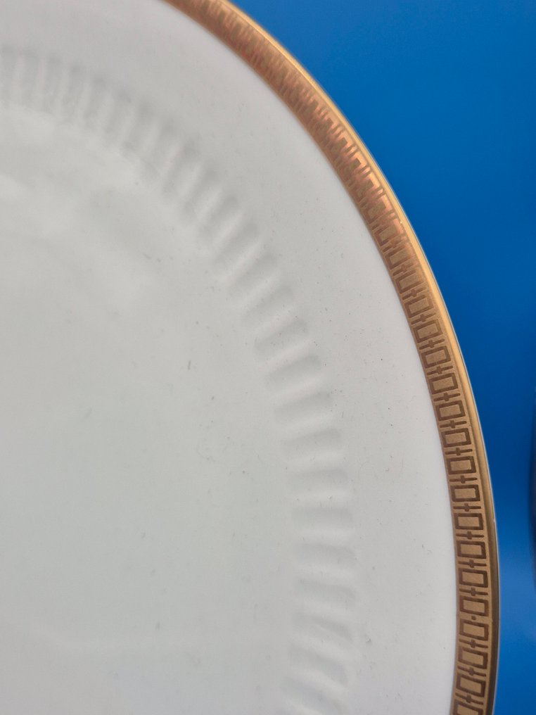 Dinner set - Schumann, Jaeger & Co. sowie Scherzer – Bavarian Porzellanservice – Weiß mit Goldrand - Porcelain #3.2