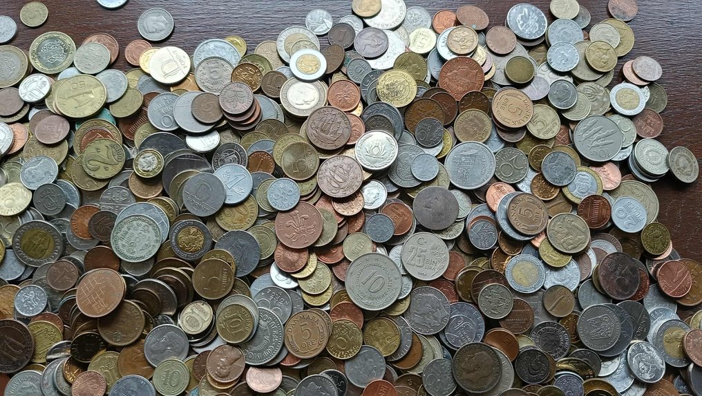 Maailma. Massive lot of approx +- 20 kilogram world coins! (Ei pohjahintaa) #4.3