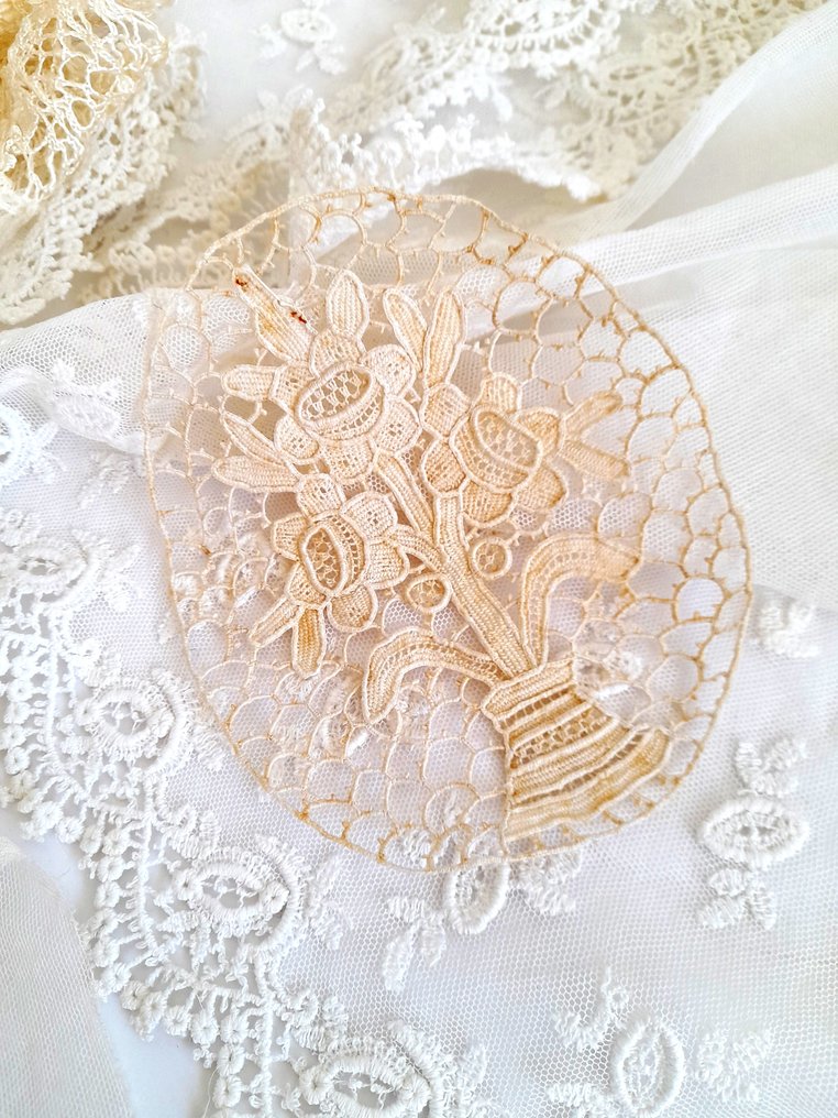 紡織品 (11)  - 0 cm - 0 cm - 古董和复古蕾丝 #1.0