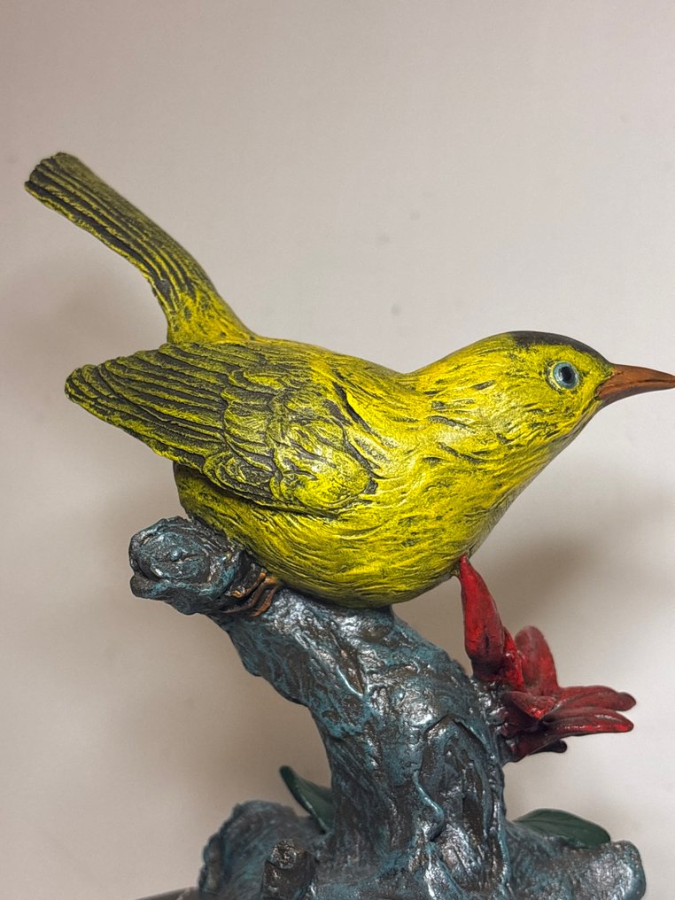 Milo (1910-1978) - Sculpture, Gele vogel - 27.5 cm - Bronze #3.2