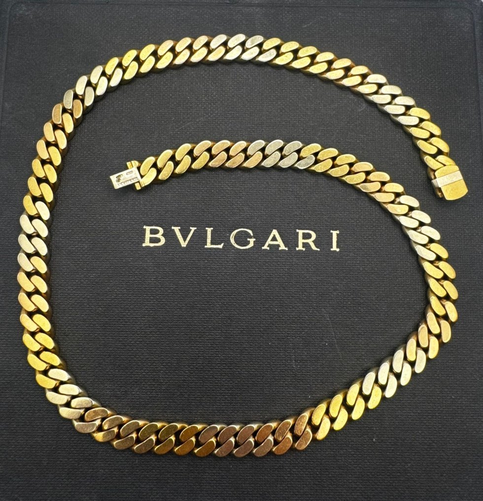 Bvlgari - Collier - Grumette - 18 carats Or jaune, Or blanc, Or rose - Groumette vintage #3.2