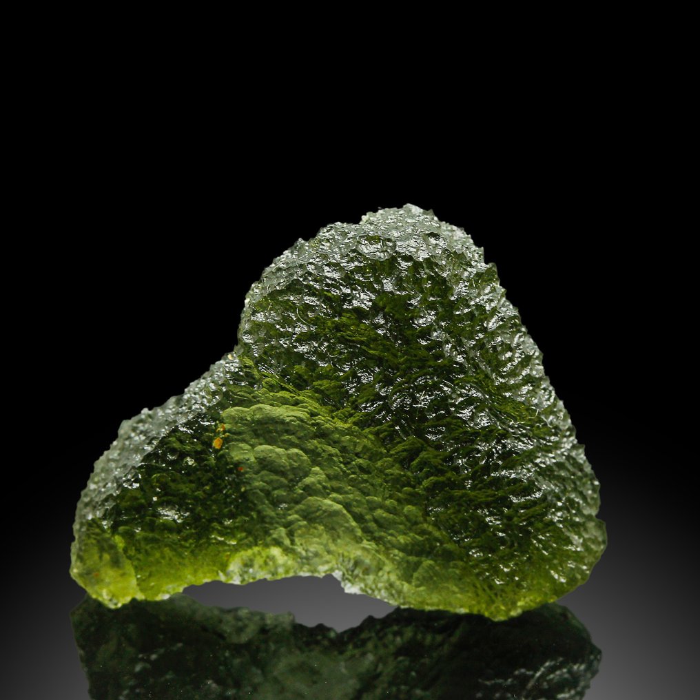 Perfetto! Moldavite Cristallo - Altezza: 2.9 cm - Larghezza: 2.4 cm- 5.75 g #1.0