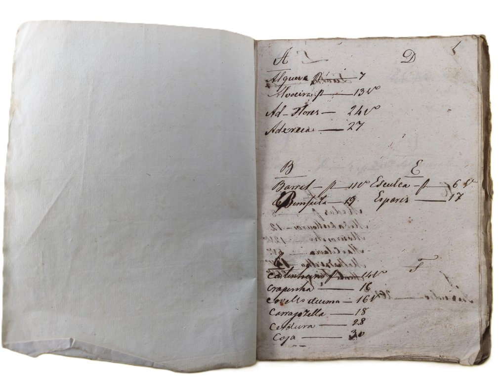 葡萄牙 - 文件 - Historic Portuguese Document: List of debts and debtors (70 pages) - 1825 #3.2