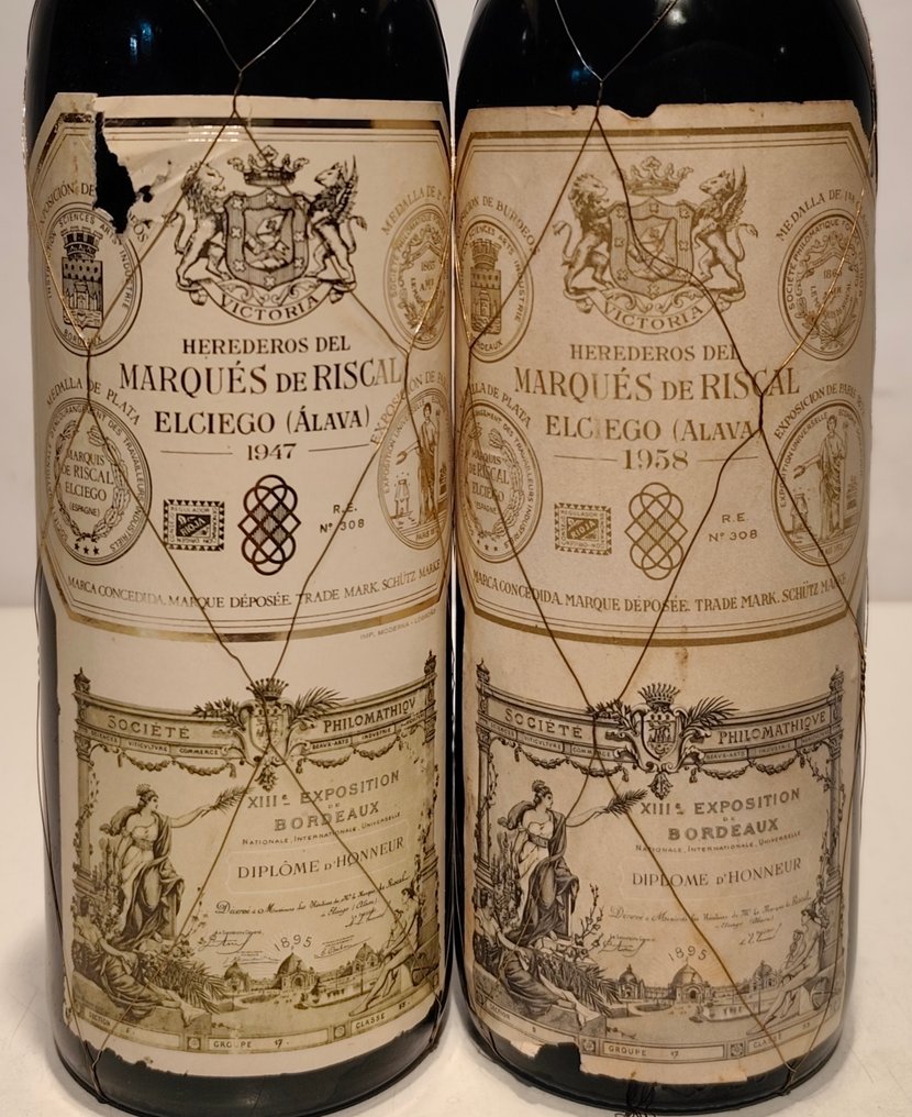 1947 & 1958 Marqués de Riscal - Ριόχα Reserva - 2 Bottles (0.75L) #3.2