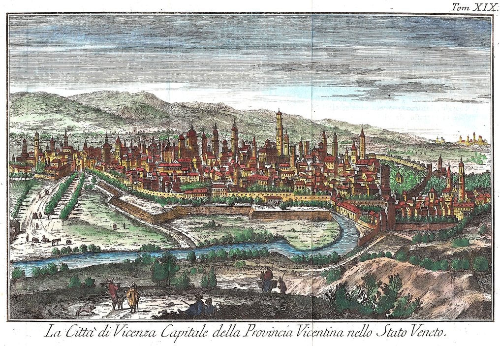 Italy - Vicenza, Veneto; T. Salmon - Città di Vicenza Capitale della Provincia Vicentina nello stato Veneto - 1721-1750 #1.0