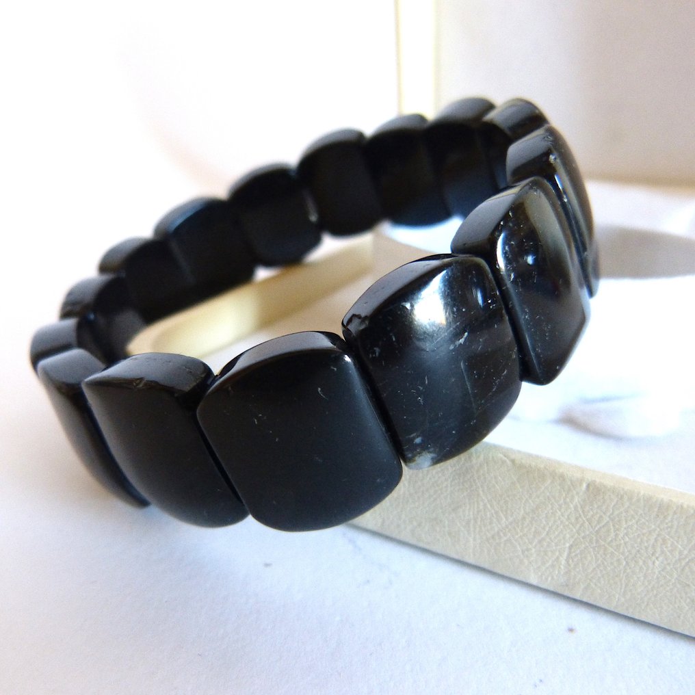 巴西黑色碧玺手链- 45 g #1.0