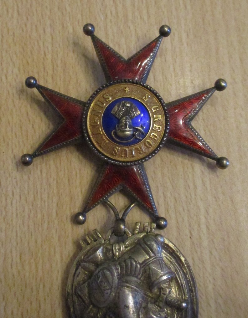 Βατικάνο - Army/Infantry - Στρατιωτικό μετάλλιο - Διοικητής της Τάξης του Αγίου Γρηγορίου σε στρατιωτικό βαθμό #4.3