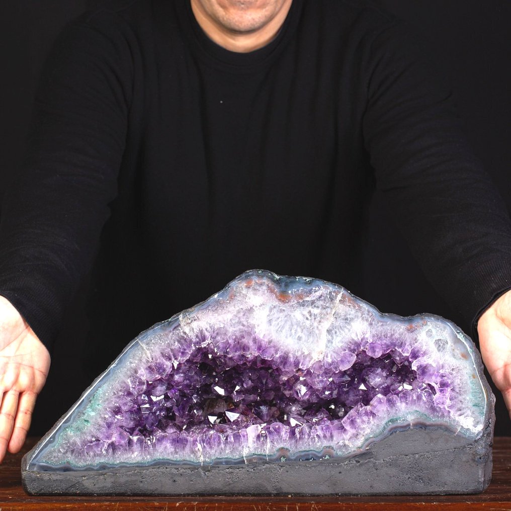 紫水晶大教堂 - 极其罕见的形态 - 天然深紫色 - 高度: 480 mm - 宽度: 230 mm- 17.7 kg #2.1