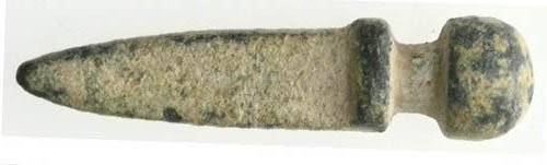 古羅馬 青銅色, 格拉迪乌斯剑形吊坠-29 毫米- 劍 (沒有保留價) #2.1