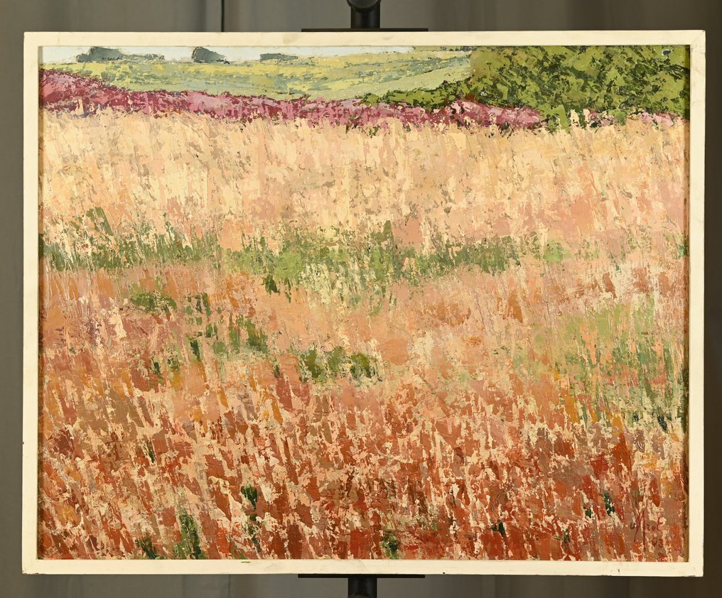 Yves Offret (1946 - 2004) - Epilobe et les herbes orangées #2.1