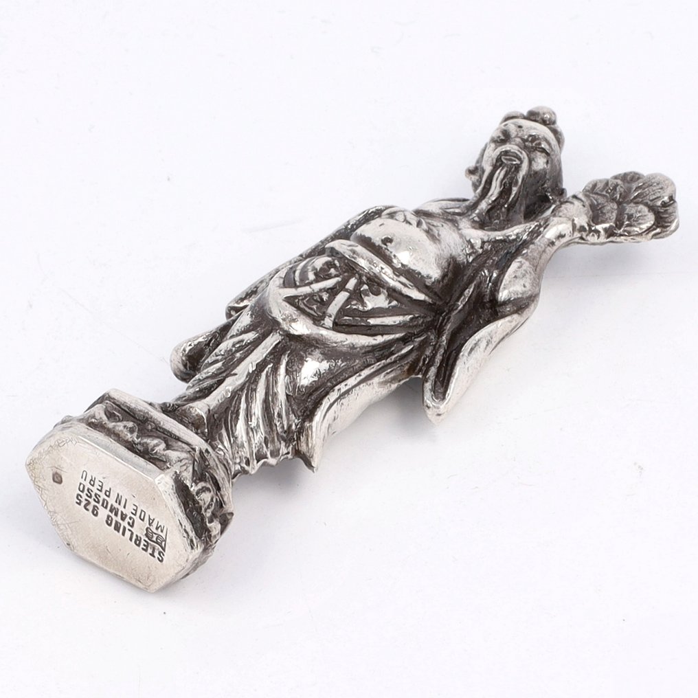 Carlo Camusso - Chinese Wijze - Figurină în miniaturală - .925 argint #3.2