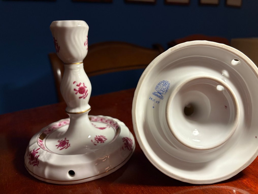 Herend - Candlestick (2) - Bone china #2.1
