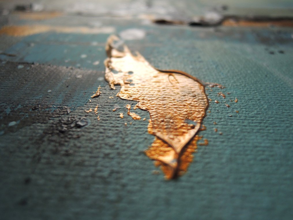 Monika Spiewak - Abstract - XXL - Oil Painting Stretched On The Frame - Ready To Hang - 1/1 Unique Piece #2.1