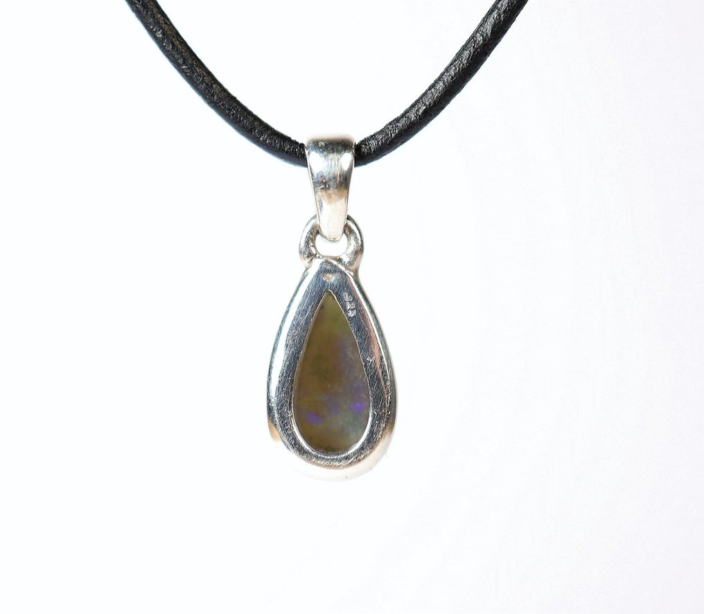 Sort Chalama Opal Vedhæng / Cabochon / ny- 1.62 g - (1) #3.2