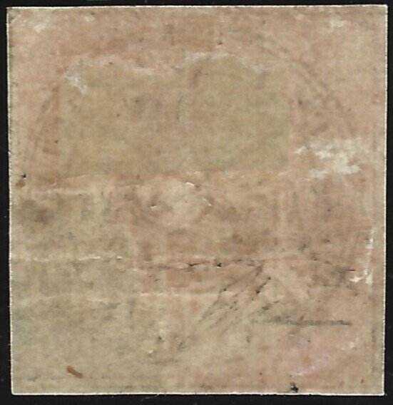 意大利古城邦-教皇国 1852 - 4 baj - Sassone 5 #1.0