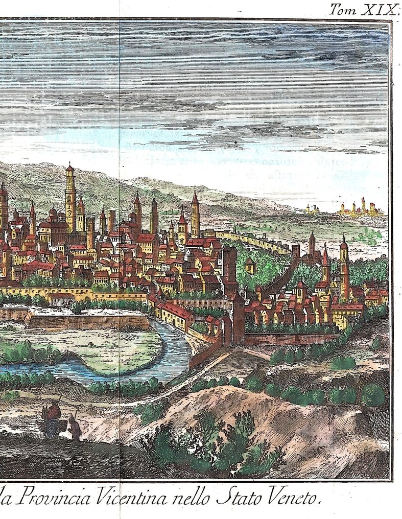 Italy - Vicenza, Veneto; T. Salmon - Città di Vicenza Capitale della Provincia Vicentina nello stato Veneto - 1721-1750 #2.1