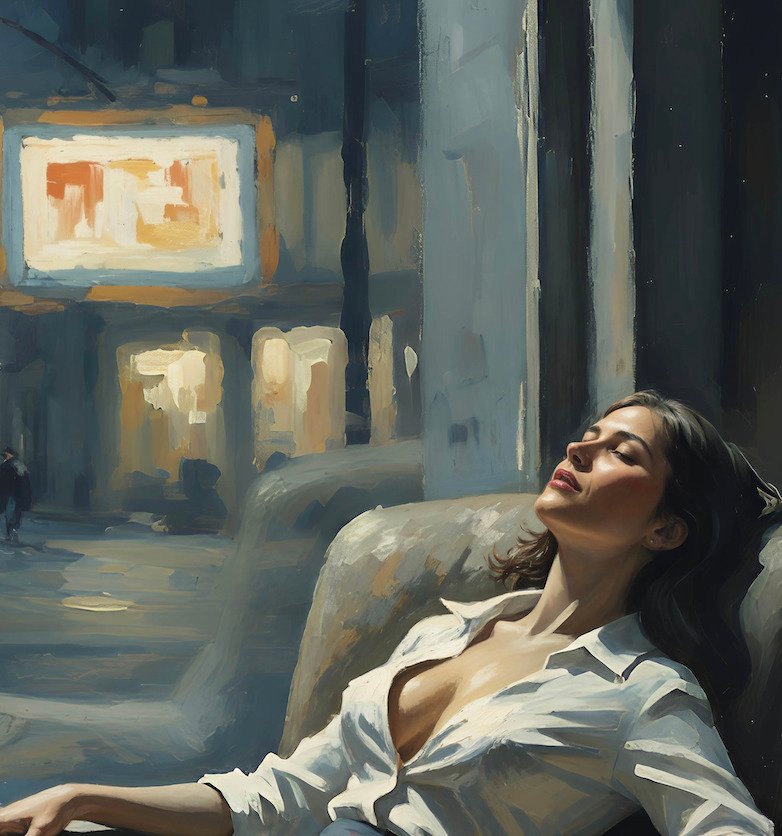 Le Yack - Night Window - Hand signed #3.2