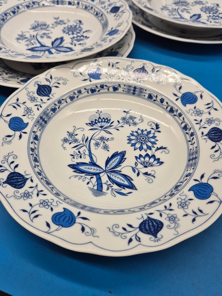 Σετ δείπνου - Porzellan „Form Marienbad – Ingres Weiß“ – Speiseservice, Blau-Weiß-Dekor - Πορσελάνη #4.3