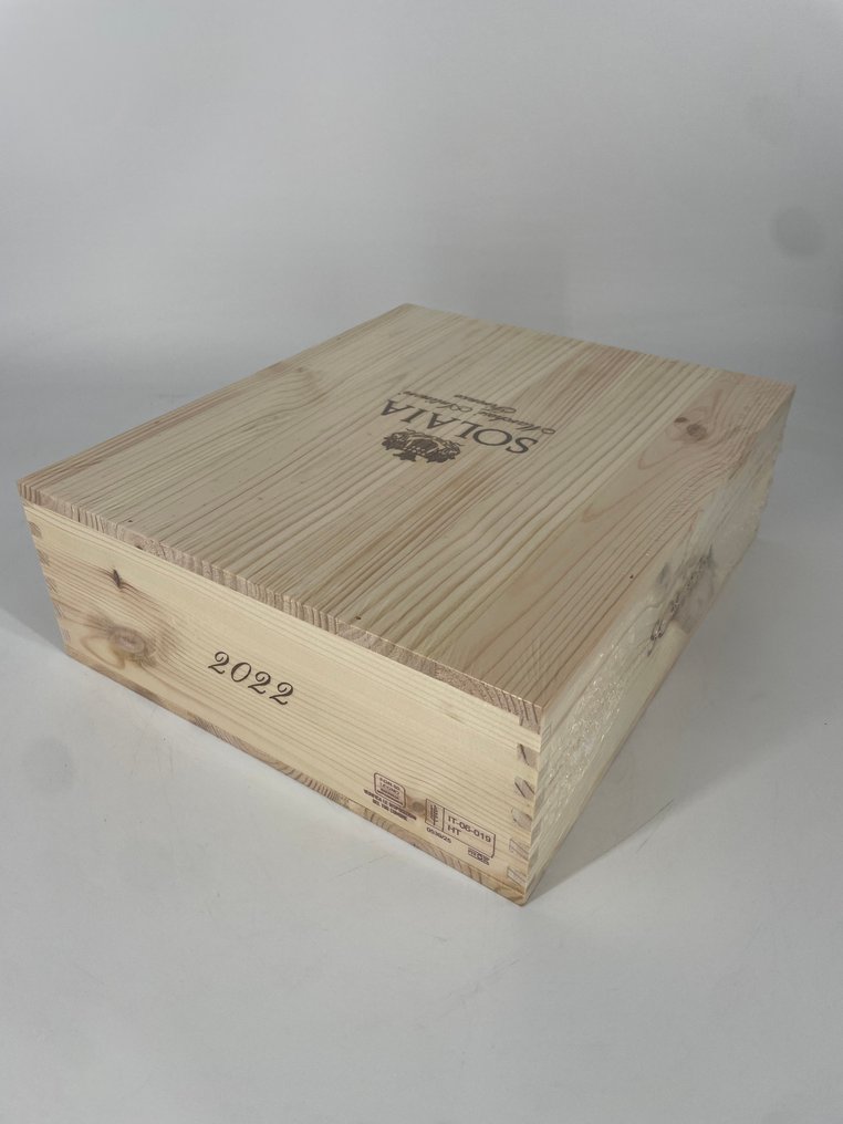 2022 Marchesi Antinori Solaia - Super Tuscans - 3 Bottles (0.75L) #1.0