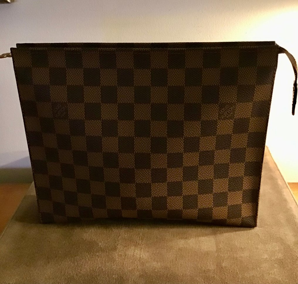 Louis Vuitton - autre pochette vuitton damier ébène 25 cm - Kuplung táska #1.0