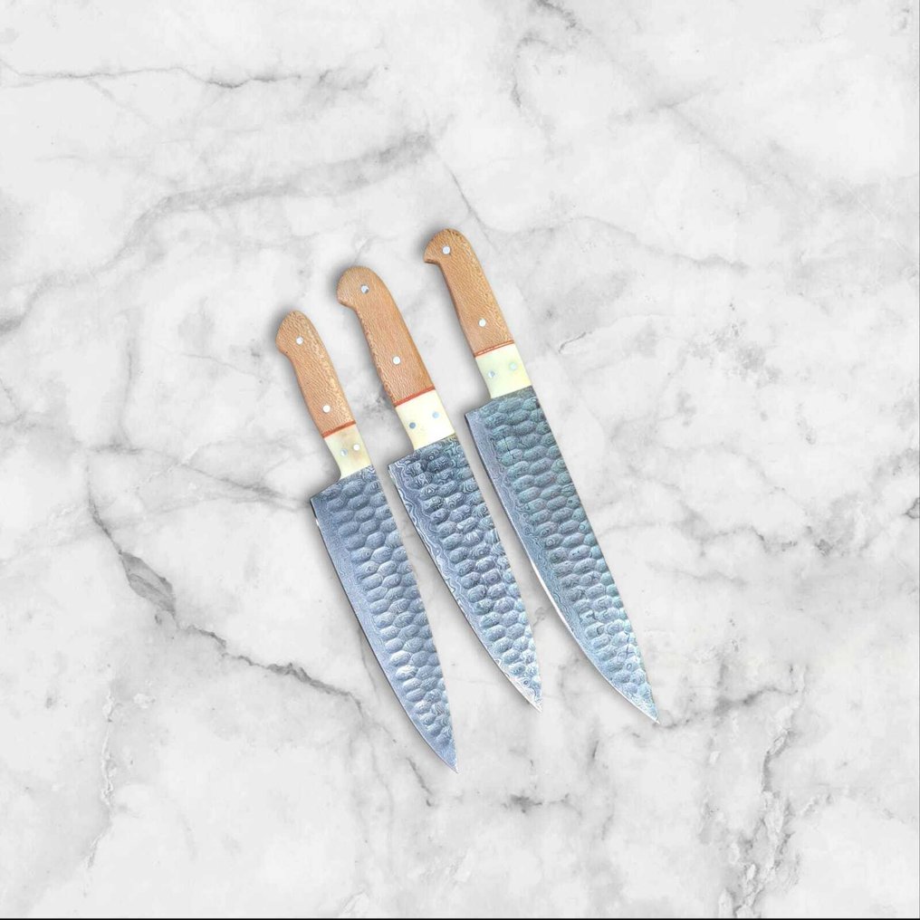 厨刀 - Chef's knife - 钢, 木, 皮革 - 未知 #4.3