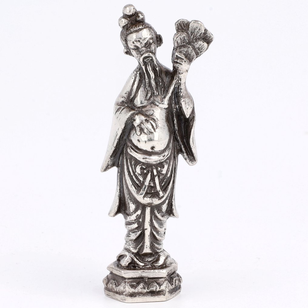 Carlo Camusso - Chinese Wijze - Figurină în miniaturală - .925 argint #1.0