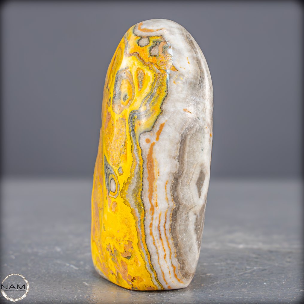 Forme libere di jasper bumblebee mozzafiato Un'opera d'arte della natura in colori vivaci- 176.32 g #2.1