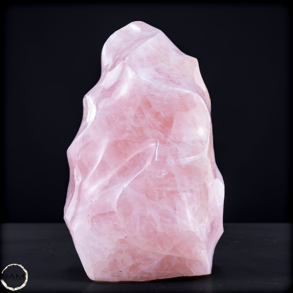Rose Quartz Flame Symbol of love and inner harmony- 1443.26 g #1.0