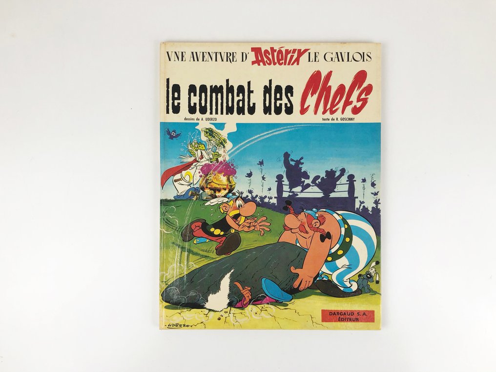 Asterix T7 - Le Combat des chefs - C - 1 Album - Første udgave - 1966 #1.0