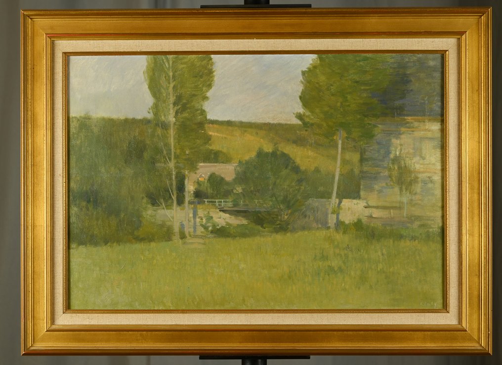 Eugène Clary (1856-1929) - Le petit pont aux Andelys #1.0