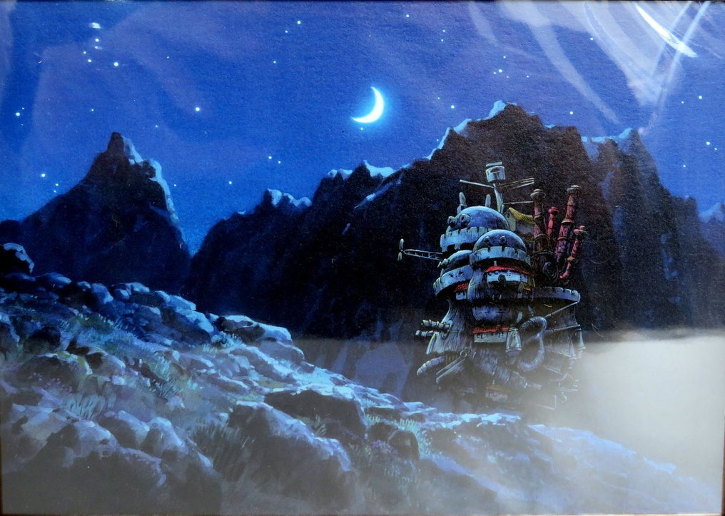 Hayao Miyazaki Official Studio Ghibli - Layout Exhibition Limited “Howl's Moving Castle” Postcard Official Japan Release #2.1