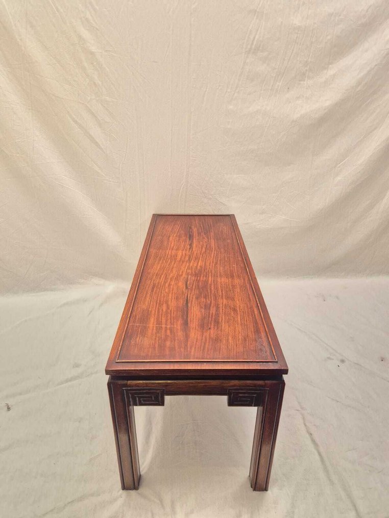 Table d'appoint - Table d'appoint de style Art Déco avec un motif géométrique - Bois #1.0