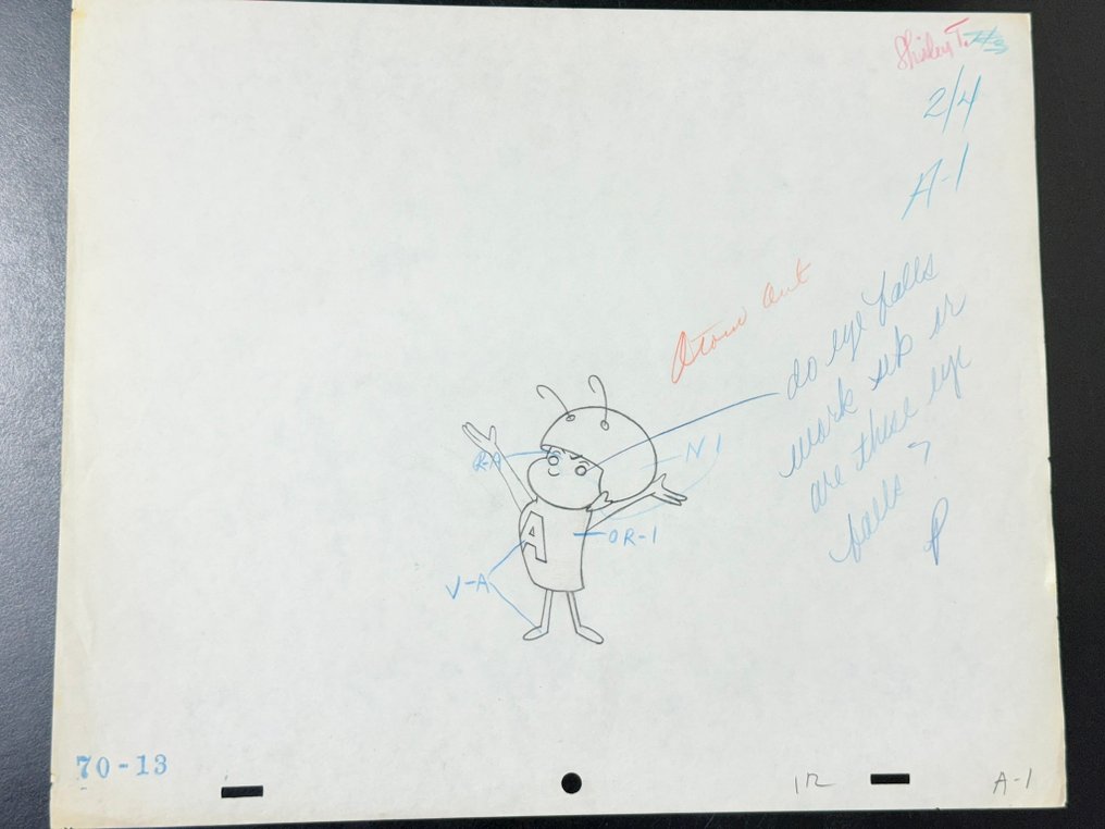 Hanna-Barbera - Αρχικό σχέδιο κινούμενων σχεδίων - Atom Ant (1965) #1.0