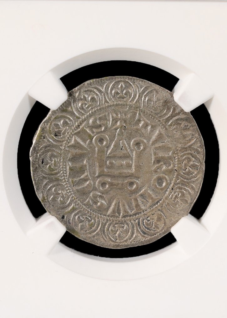 Middeleeuwen, kruisvaardersperiode Zilver Geslagen munt - NGC-gegradeerd  (Zonder Minimumprijs) #2.1