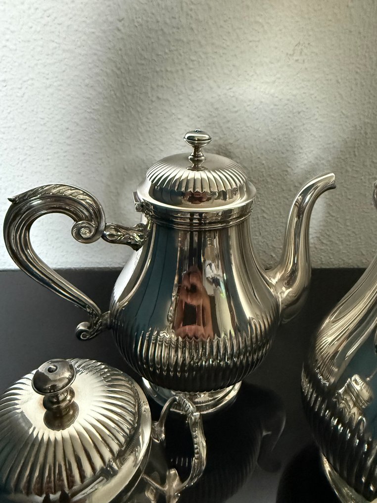 Christofle - Tea service (4) - Regence - Silverplated #2.1