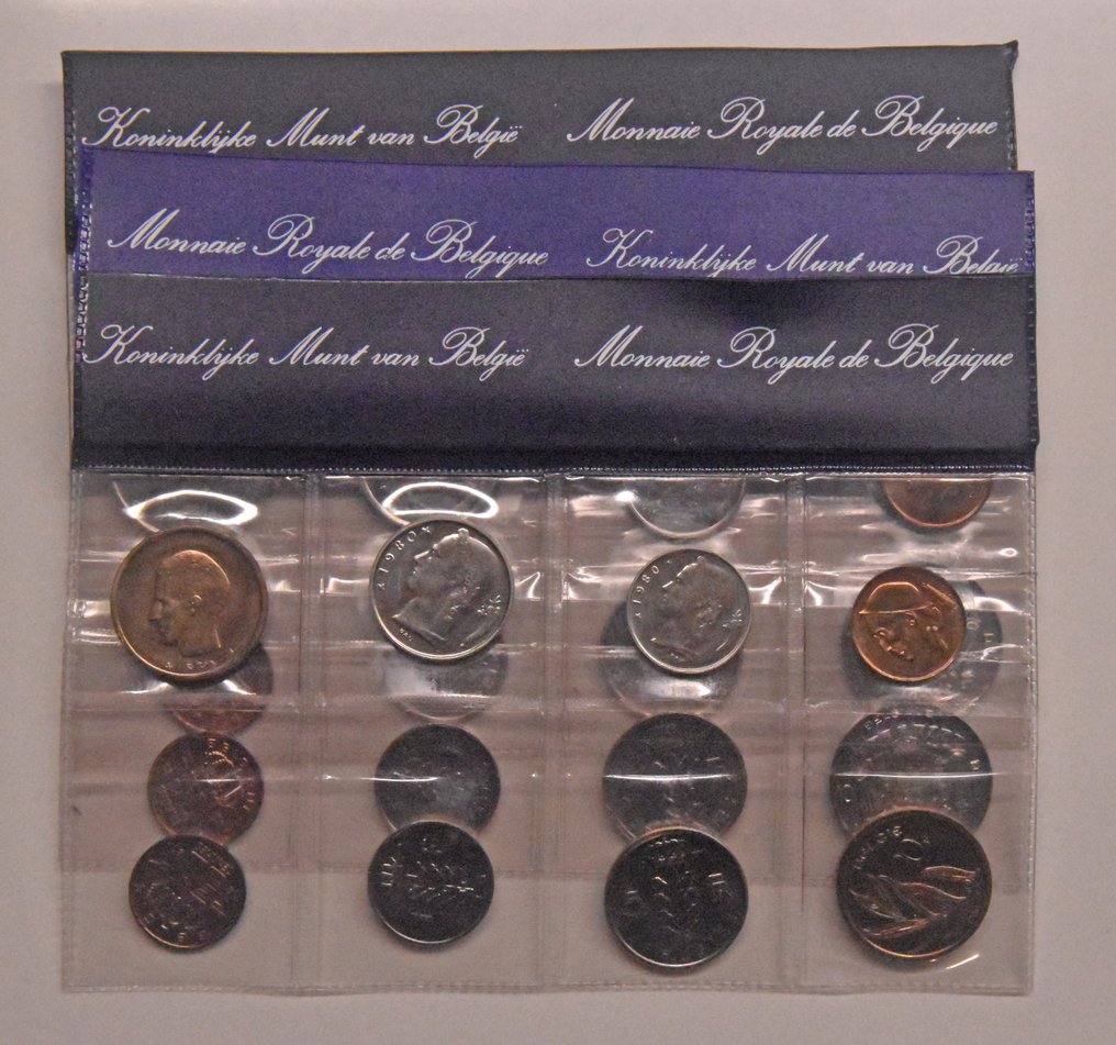 België. Sets 1978 tot 1990 Met moeilijke verzamelset 1982/1988 (Zonder minimumprijs) #2.1