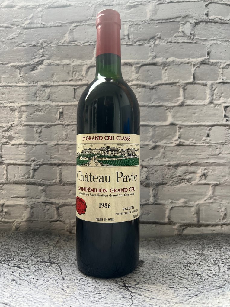 1986 Château Pavie - Saint-Émilion 1er Grand Cru Classé B - 1 Botella (0,75 L) #1.0