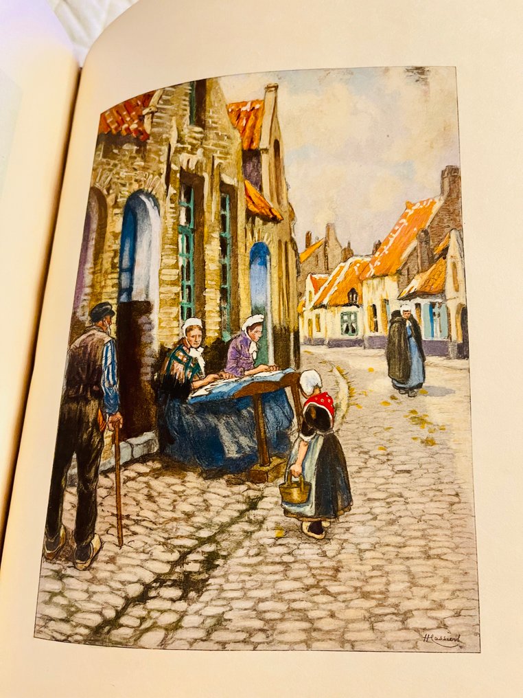 Camille Mauclair; H. Cassiers - Le Charme de Bruges [1/31 de tête sur Japon Impérial avec suites - reliure signée] - 1928 #4.3