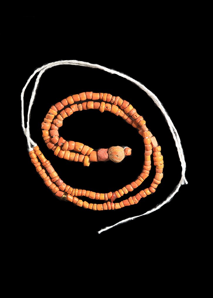 西亞 橙色硬石 串珠項鍊 (沒有保留價) #2.1