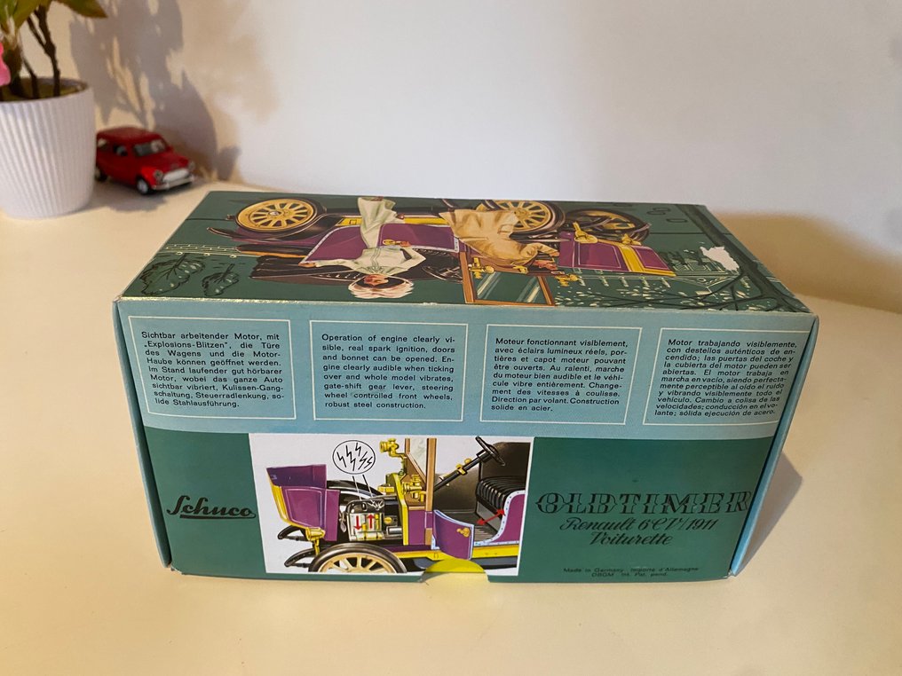 Schuco - Ón játék - Schuco Oldtimer Renault 6 CV, Boxed #2.1