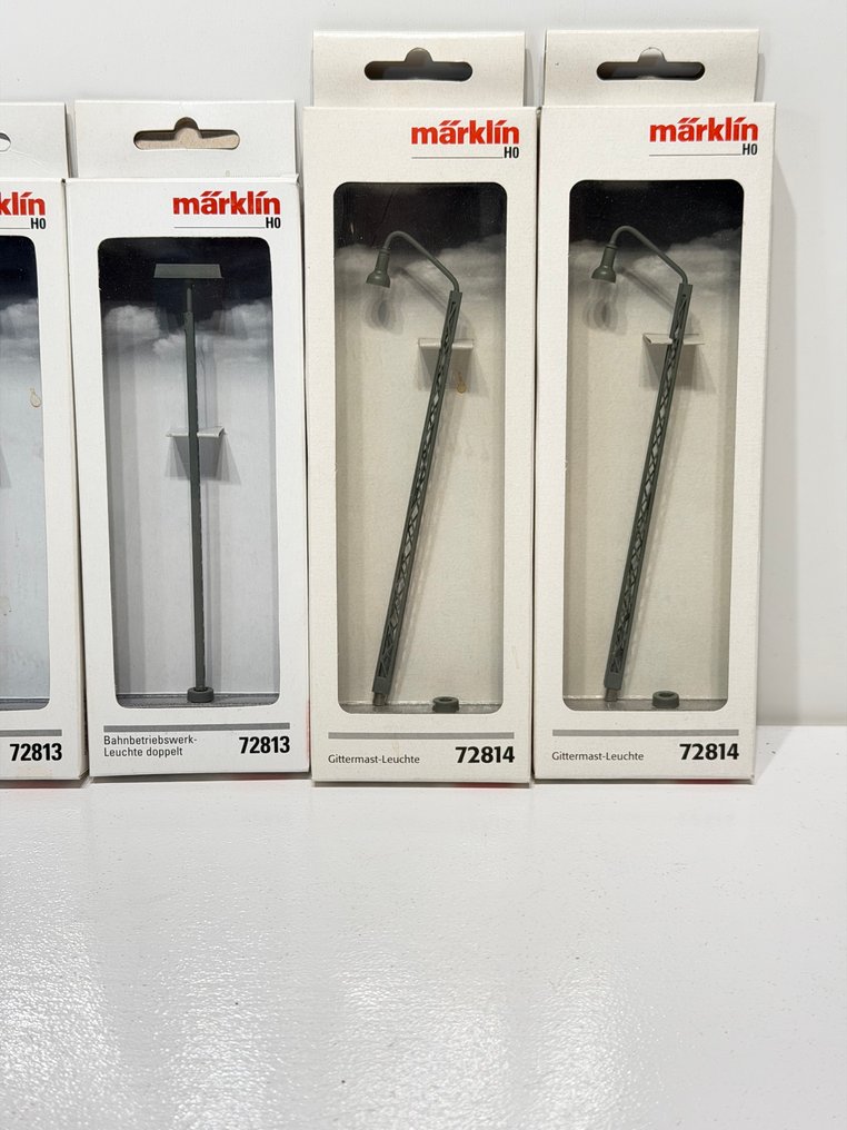 Märklin H0 - 72811, 72813, 72814 - Model train lighting (6) - Lighting masts #3.2