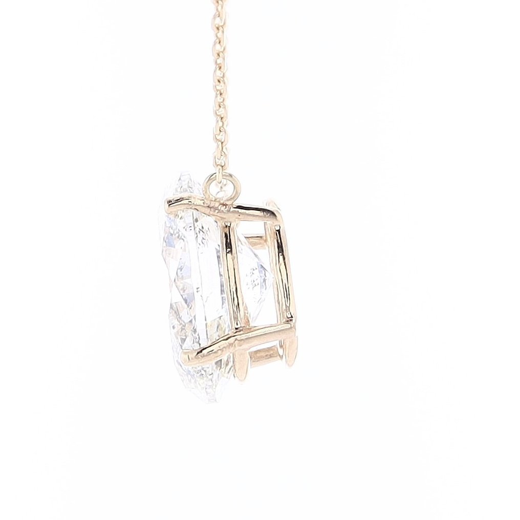 Κολιέ - 14 καράτια Κίτρινο χρυσό -  3.50ct. tw. Διαμάντι (Φυσικό) #4.3