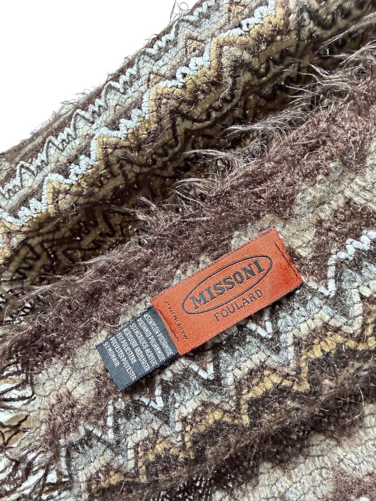 Missoni - Zig Zag Monogram Original Collection Woman Multicolor - Scialle - Sciarpa #1.0