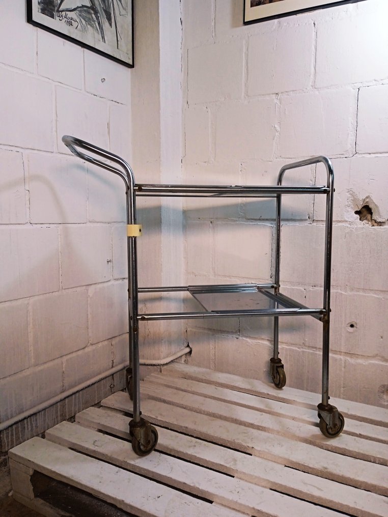 咖啡桌 - 复古医疗桌，酒柜 - 金屬 #2.1