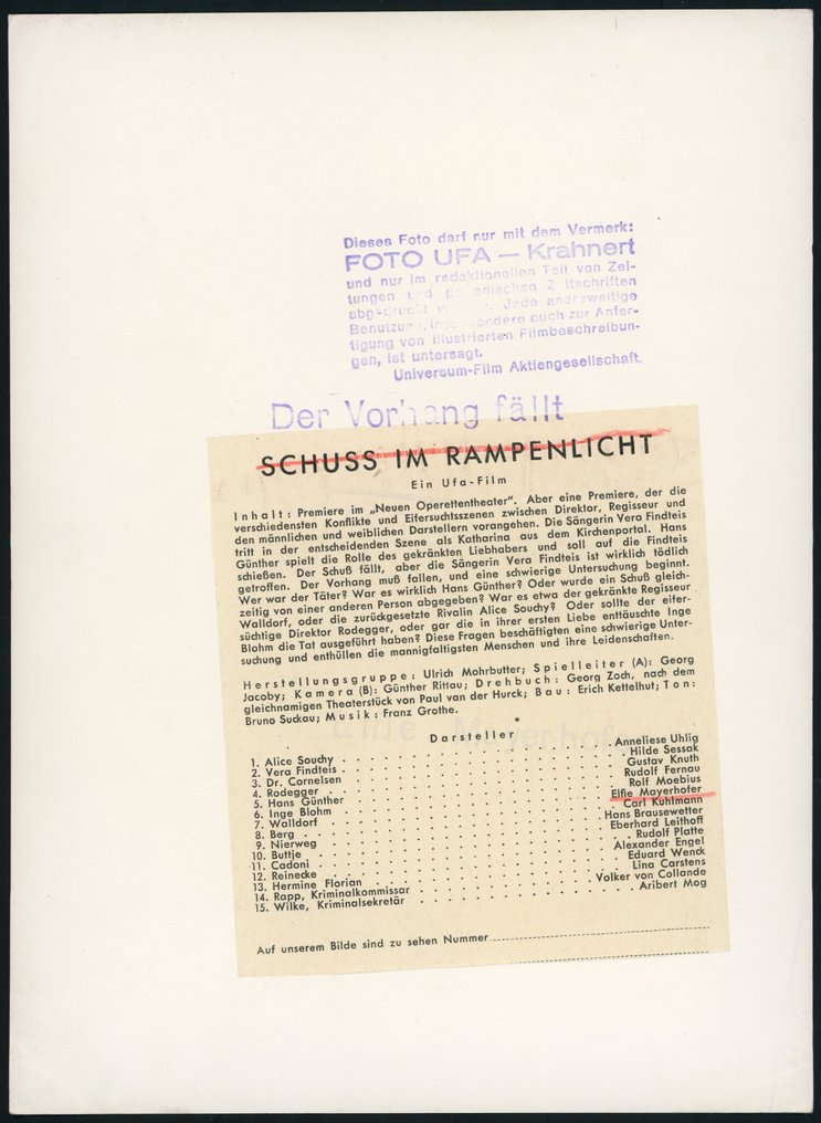 Krahnert (German, act. c.1940) / UFA - Elfie Mayerhofer (1917–1992, Austrian actress), 1939 #2.1