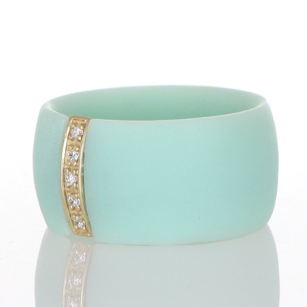 沒有保留價 - Other brand - 戒指 - 18 克拉 黃金 鉆石 (天然)  #1.0