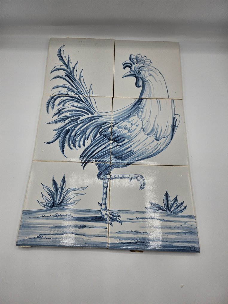  Tile - 20th century - Tile tableau of 6 tiles  #3.2